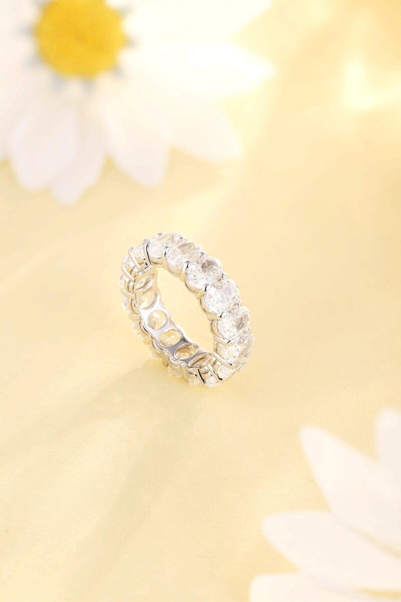 18K Gold Simulated Diamond Ring - 图片 3