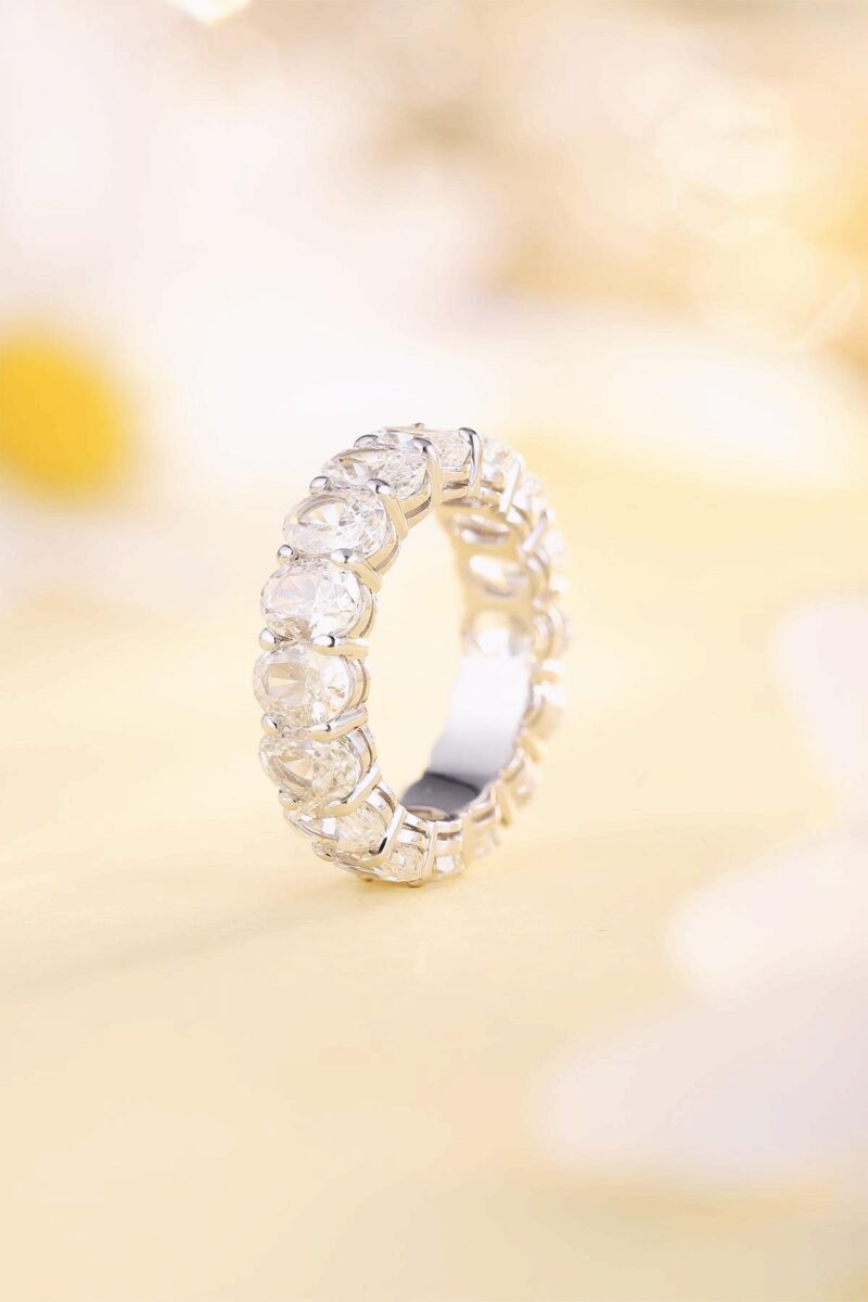 18K Gold Simulated Diamond Ring - 图片 4