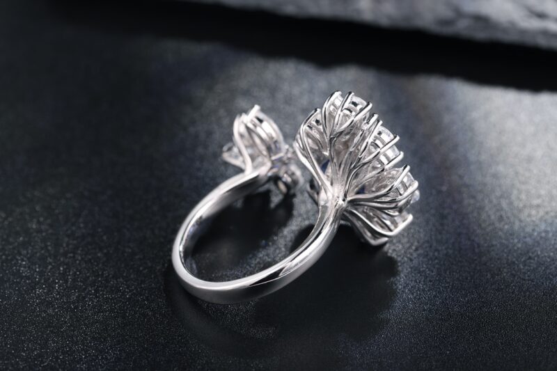 14K Artificial Sapphire Ring - 图片 5