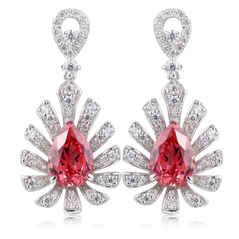 9K Artificial Ruby Earrings