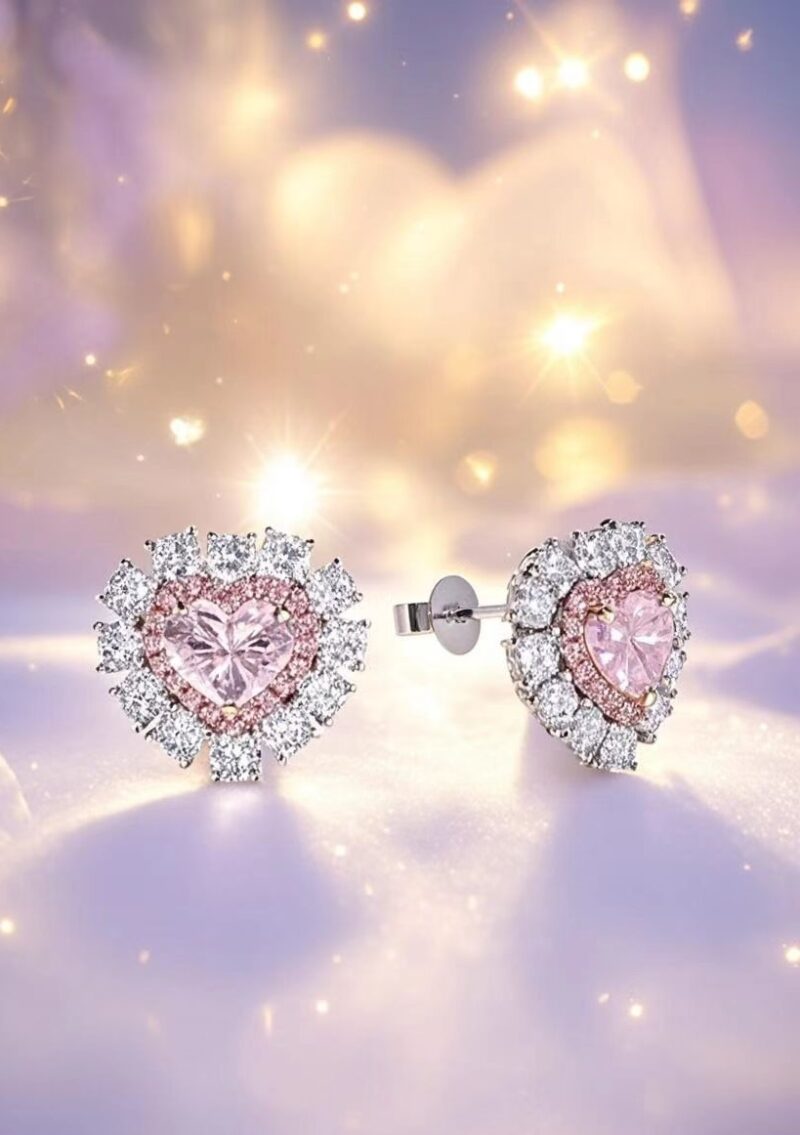 18K Imitation Diamond Earrings - 图片 2