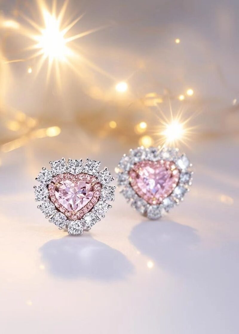 18K Imitation Diamond Earrings - 图片 3